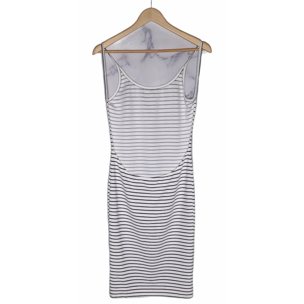 Low Back Striped Midi Dress - Picture 4 of 5